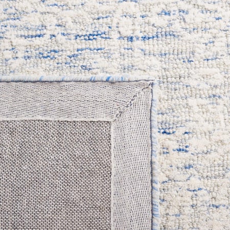 Safavieh 6 x 6 ft. Metro Transitional Hand Tufted Round Area Rug; Blue & Ivory MET887M-6R